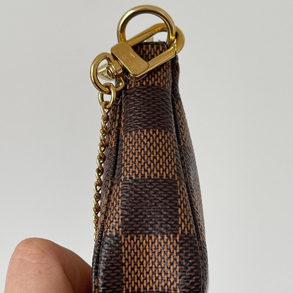 SOLD Louis Vuitton Mini Pochette Damier Ébène - Picture 10 of 14
